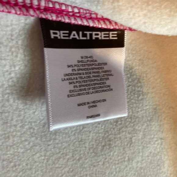 Realtree Women’sPink Camo Quarter Zip Sweatshirt Size Medium - Picture 6 of 9